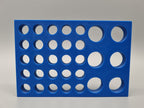Tube Holder 6× 15 mL + 25× 1.5/2 mL Cryo Tubes (Screw Cap) – bleu – vue arrière (photo)