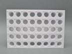 Tube Holder 40× 1.5/2 mL Screw Cap – white – front view (photo)