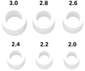 Tube Stopper - Test Pack 2.0 - 3.0mm (10 units each/Pack)
