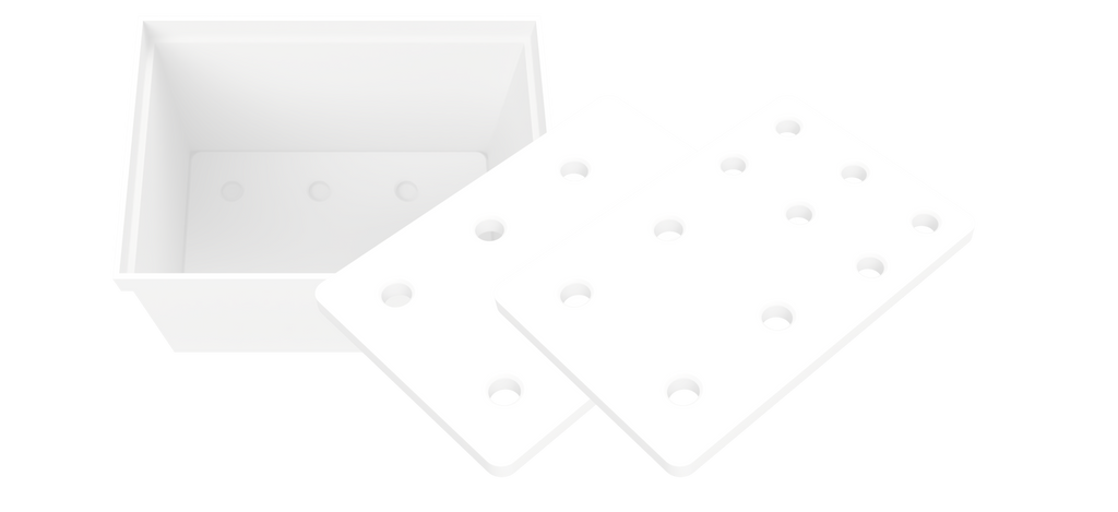 Bottom Plate 15 – for 15 mL Centrifuge Tubes