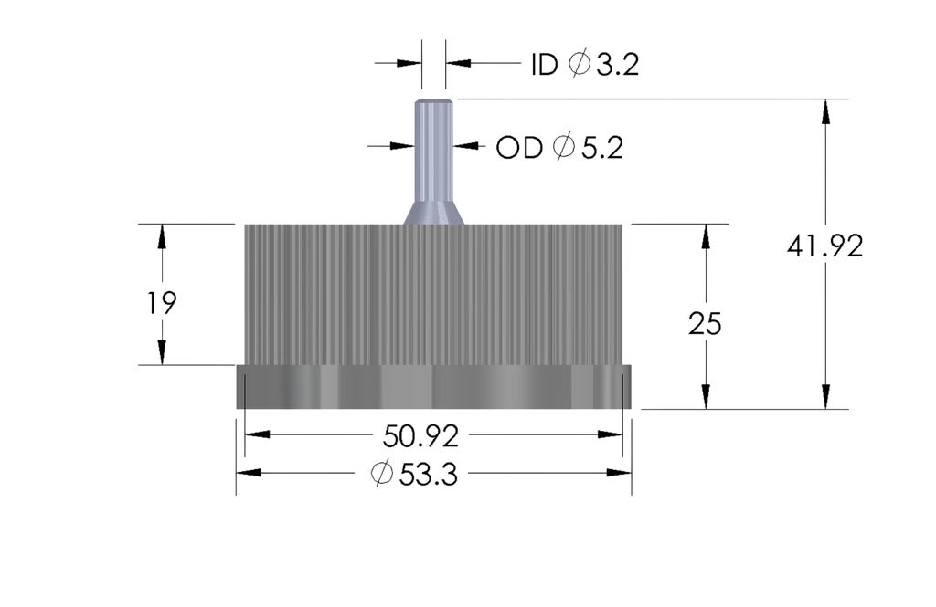 G45-Lid with 1 - 5 Tubing Connectors (OD-5.2/ID-3.2mm)