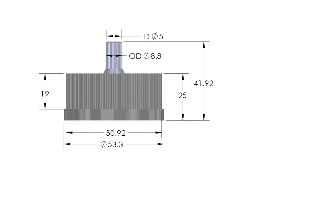 G45-Lid with 1 - 3 Tubing Connectors (OD-8.8/ID-5.0mm)