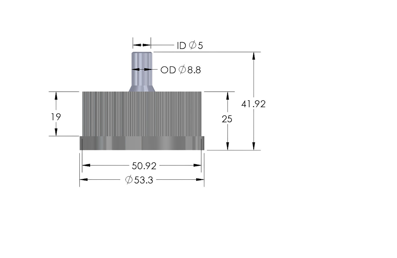 G45-Lid with 1 - 3 Tubing Connectors (OD-8.8/ID-5.0mm)