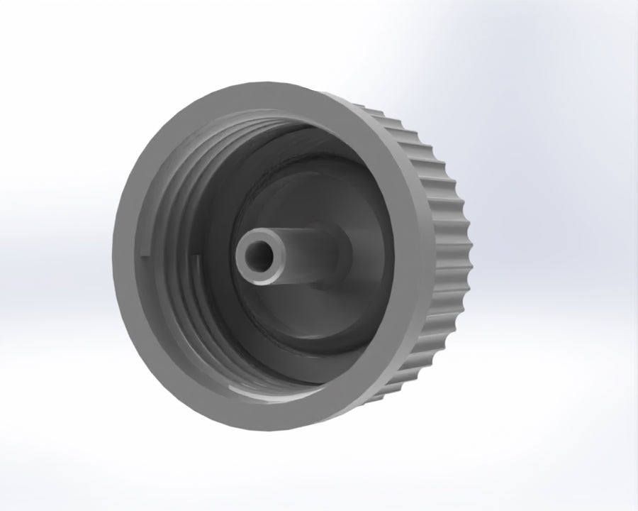 G45-Lid with 1 - 3 Tubing Connectors (OD-8.8/ID-5.0mm)