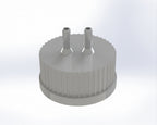G45-Lid with 1 - 5 Tubing Connectors (OD-5.2/ID-3.2mm)