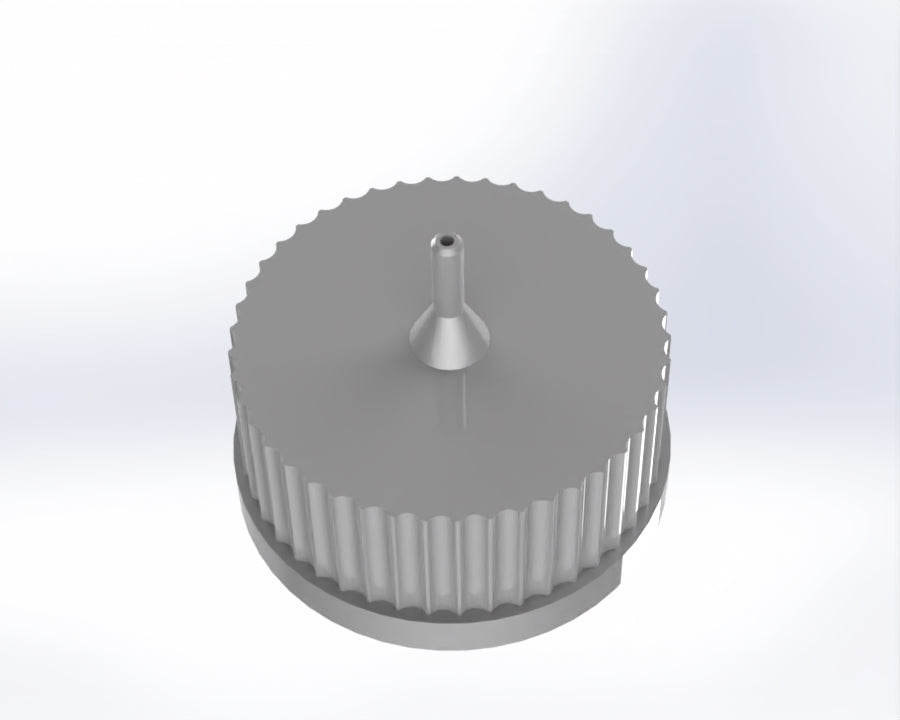 G45-Lid with 1 - 5 Tubing Connectors (OD-3.6/ID-1.6mm)