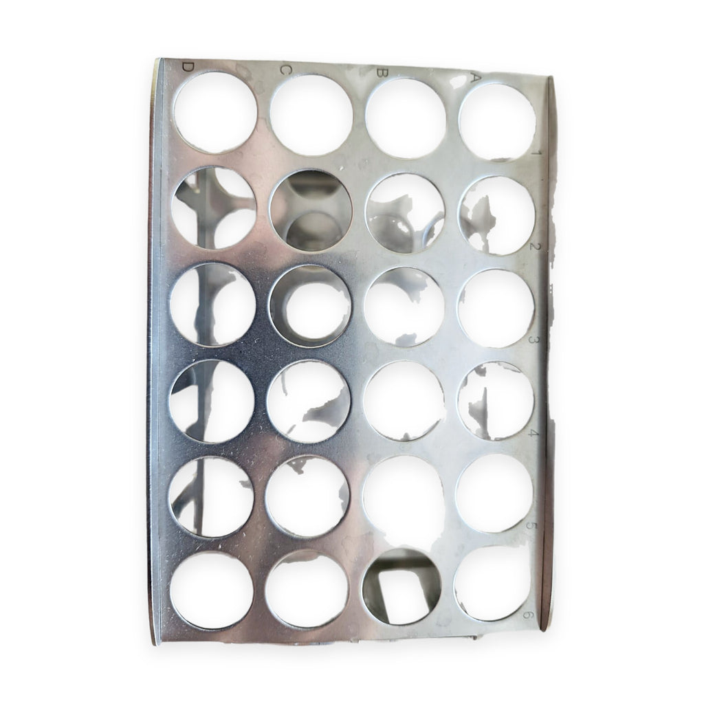 Used – Integra 4542 Rack for 15 mL Centrifuge Tubes (4x6) – top view, 24 positions