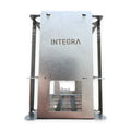 Brand New – Integra Biosciences Stainless Steel Tube Rack 4x6 (24 positions) – front with INTEGRA logo
