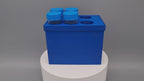 Tube Holder 6× 50 mL – blue – in Tube Rack 100, video