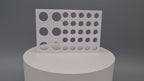 Tube Holder 6× 15 mL + 25× 1.5/2 mL Cryo Tubes (Screw Cap) – white – 360° video