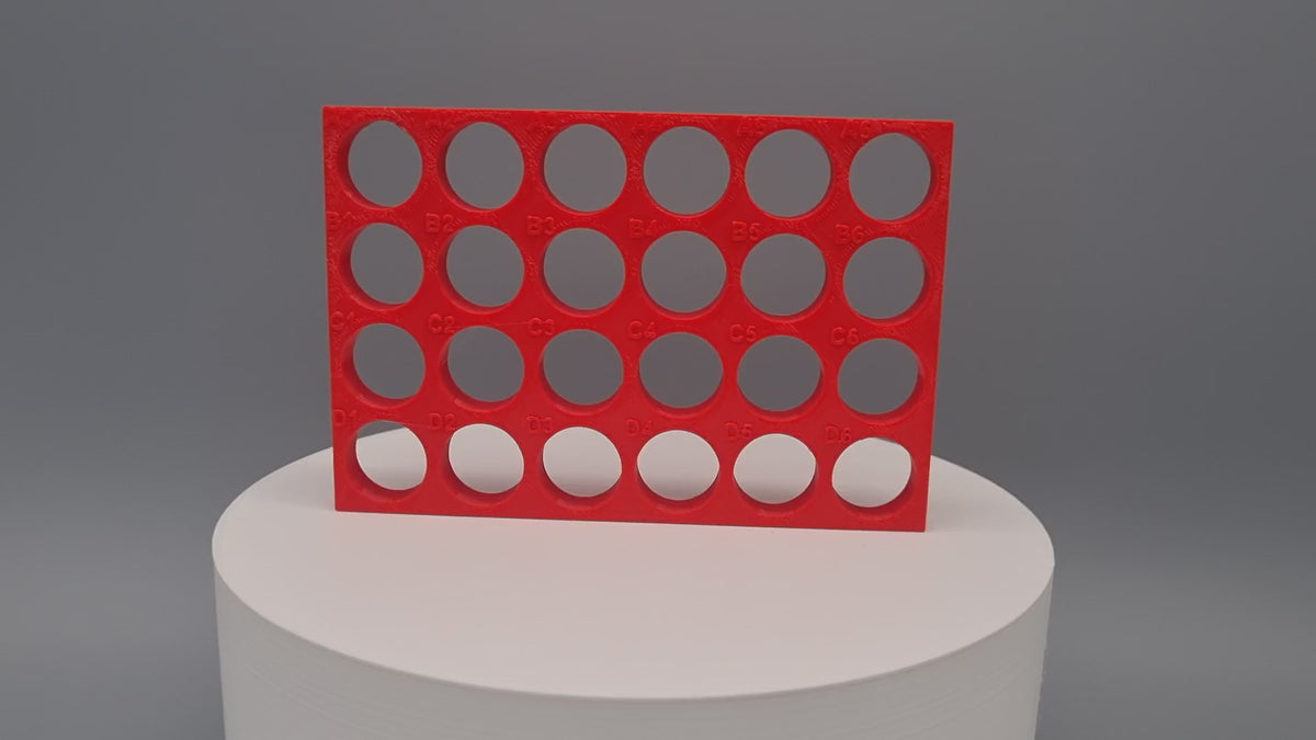 Tube Holder 24× 15 mL – red – 360° video