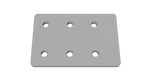 Bottom Plate 6 – for 50 mL Centrifuge Tubes