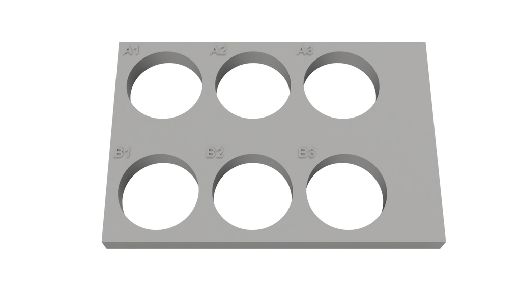 Tube Holder – 6× 50 mL Centrifuge Tubes