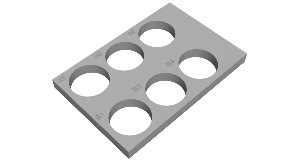 Tube Holder – 6× 50 mL Centrifuge Tubes