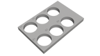 Tube Holder – 6× 50 mL Centrifuge Tubes