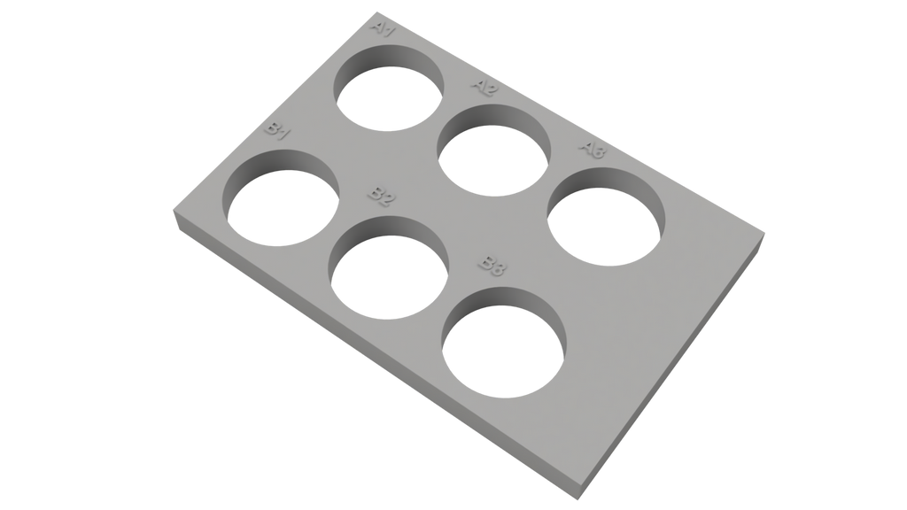 Tube Holder – 6× 50 mL Centrifuge Tubes