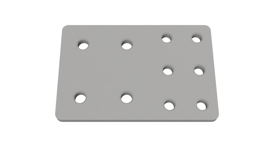 Bottom Plate 10 – for 15 mL + 50 mL Centrifuge Tubes