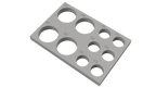 Tube Holder – 4× 50 mL + 6× 15 mL Centrifuge Tubes