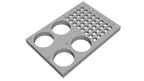 Tube Holder – 4× 50 mL + 40× 0.2/0.5 mL PCR Tubes/Strips