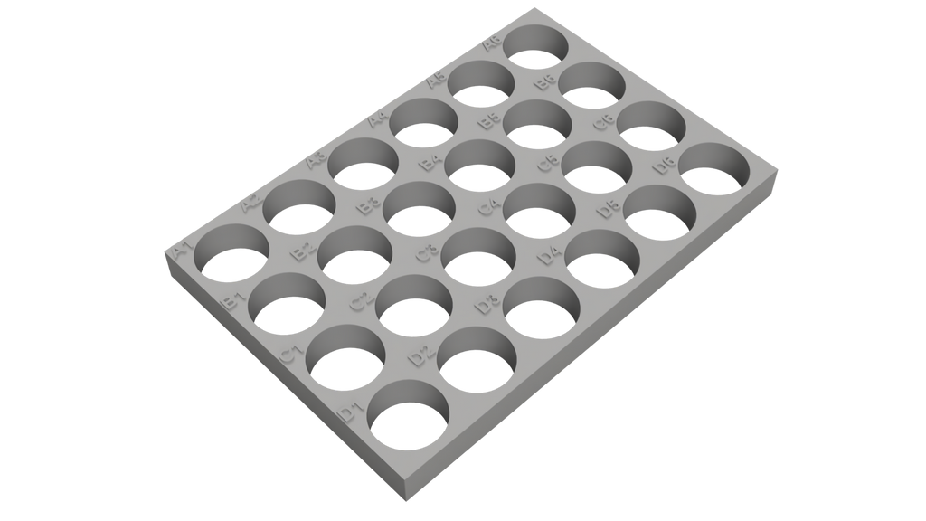 Tube Holder – 24× 15 mL Centrifuge Tubes (without Lid)