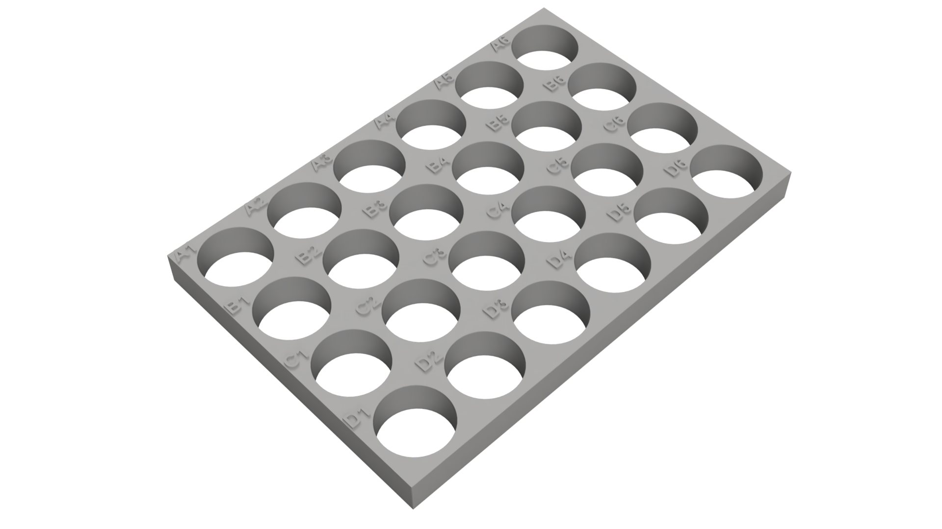 Tube Holder – 24× 15 mL Centrifuge Tubes (without Lid)
