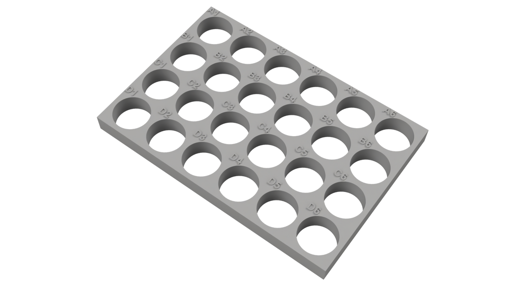 Tube Holder – 24× 15 mL Centrifuge Tubes (without Lid)