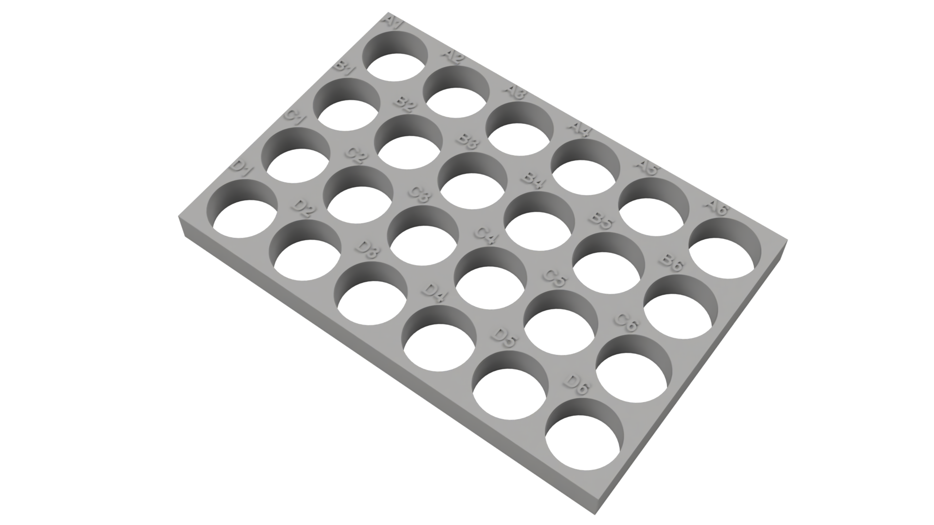 Tube Holder – 24× 15 mL Centrifuge Tubes (without Lid)