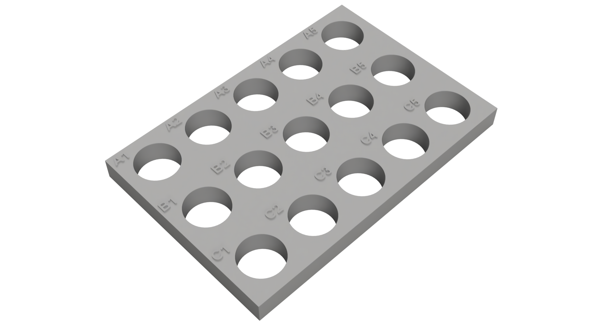 Tube Holder – 15× 15 mL Centrifuge Tubes
