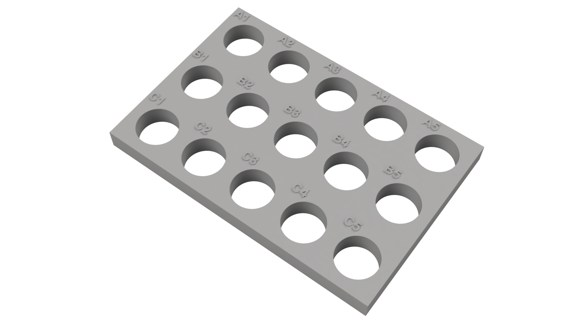 Tube Holder – 15× 15 mL Centrifuge Tubes