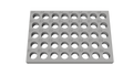 Tube Holder – 40× 1.5/2 mL Microcentrifuge & Cryo Tubes (Screw Cap)
