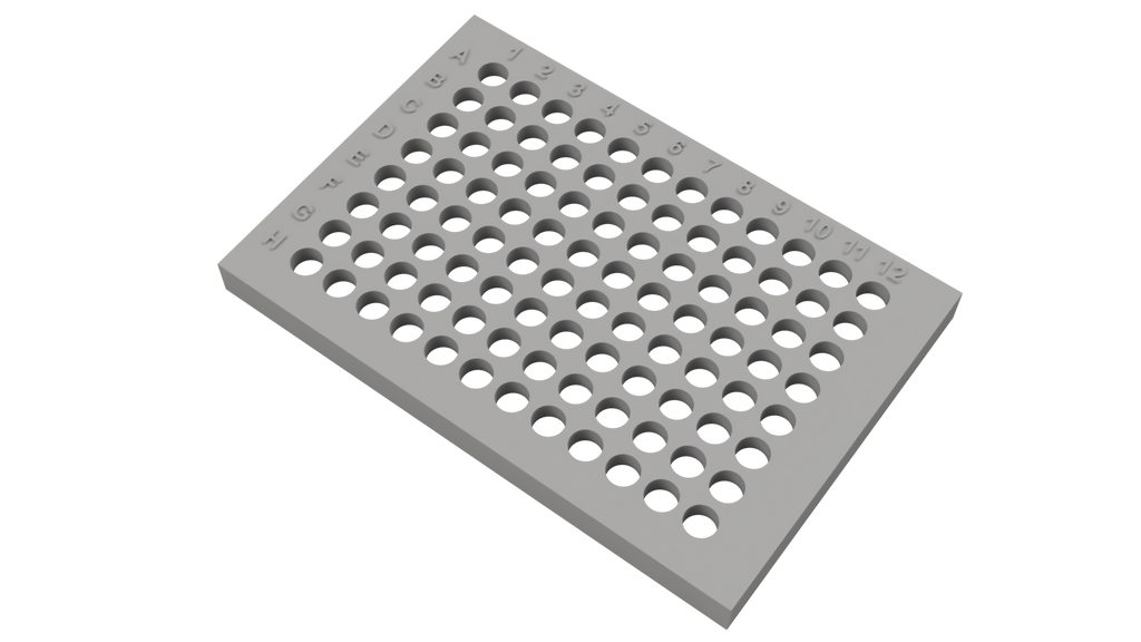 Tube Holder – 96× 0.2/0.5 mL PCR Tubes/Strips/Plates