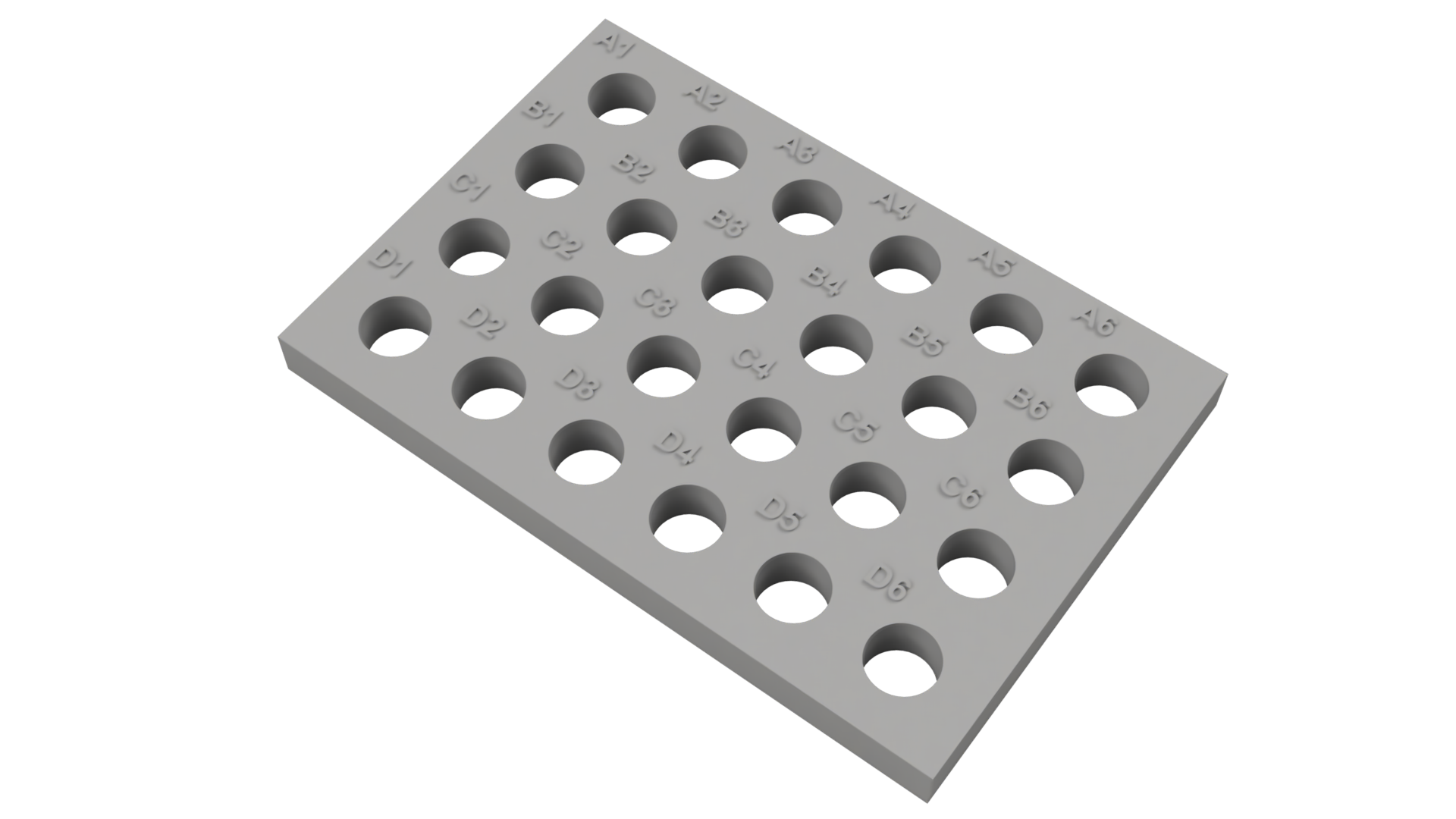 Tube Holder – 24× 2 mL HPLC Vials