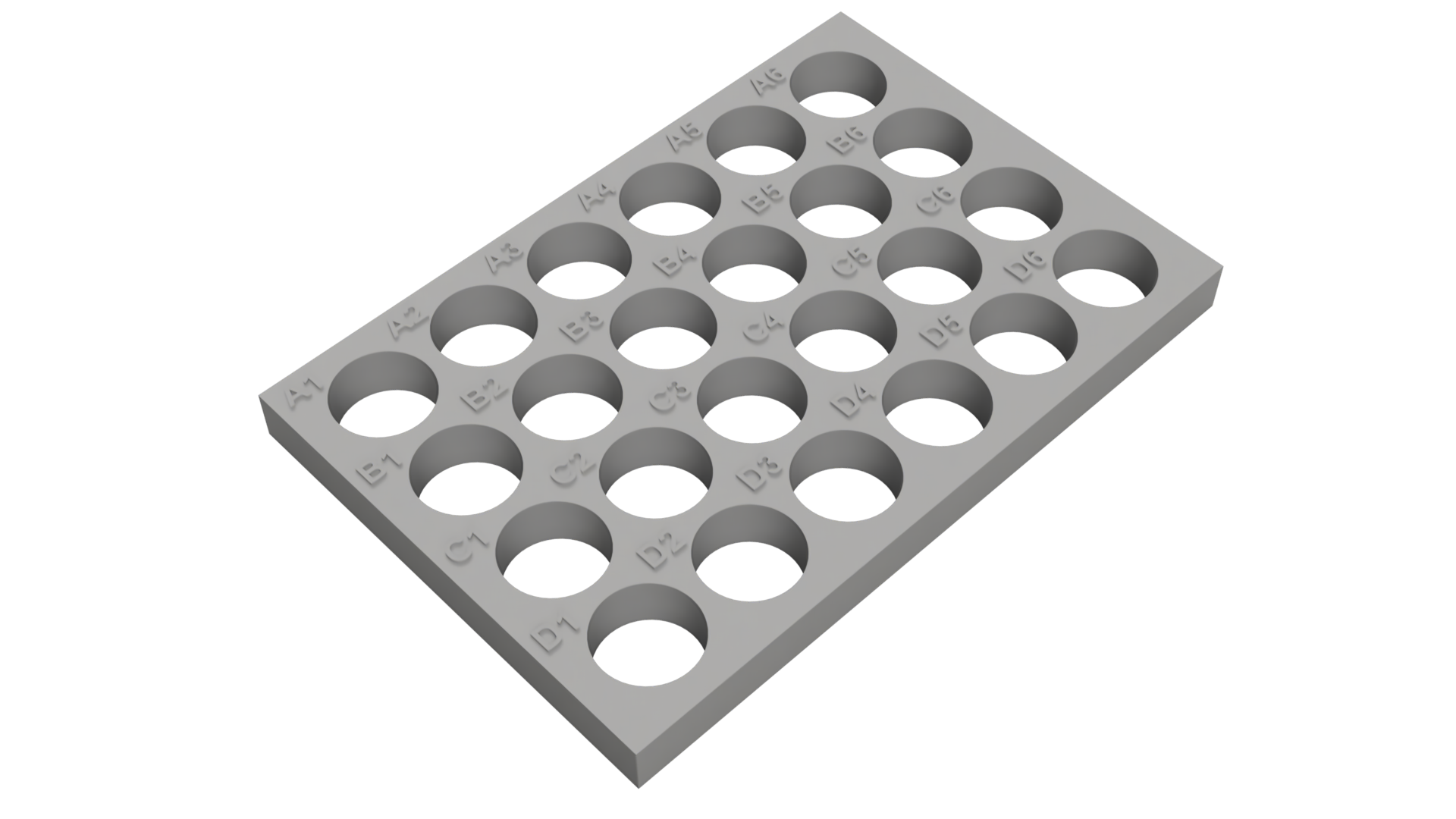 Tube Holder – 24× 7 mL HPLC Vials