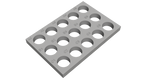 Tube Holder – 15× 5 mL Microcentrifuge & Cryo Tubes (Screw Cap)