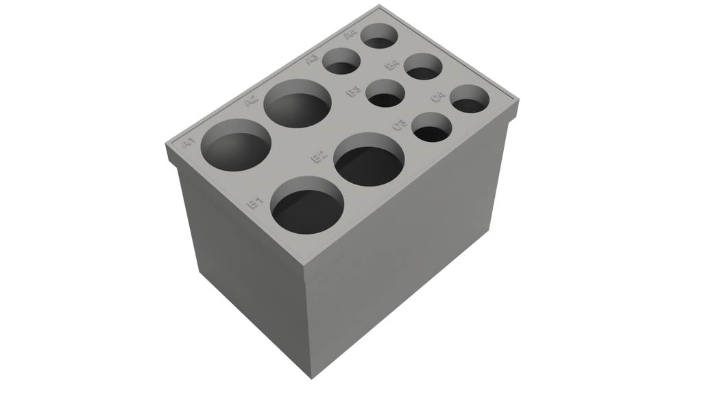 Tube Rack L – Large SBS Tube Rack for 15 mL & 50 mL Centrifuge Tubes