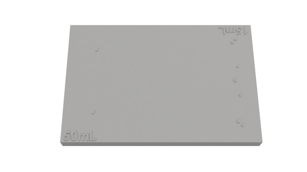 Calibration Plate – Embossed (Single-Sided)