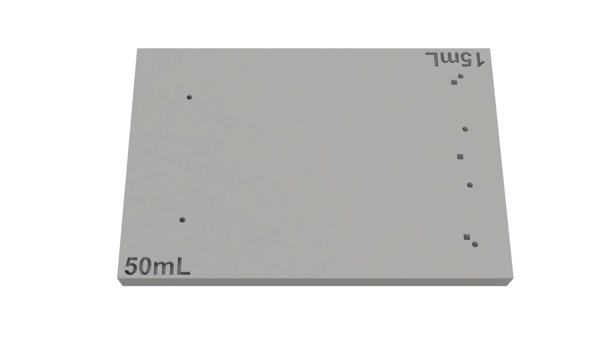 Calibration Plate – Debossed (Double-Sided)