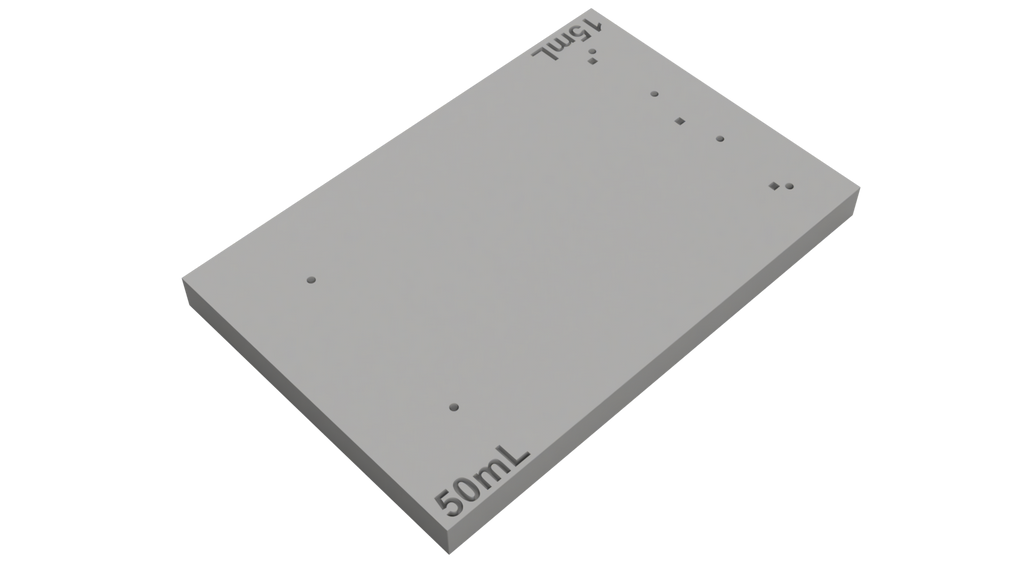 Calibration Plate – Debossed (Double-Sided)