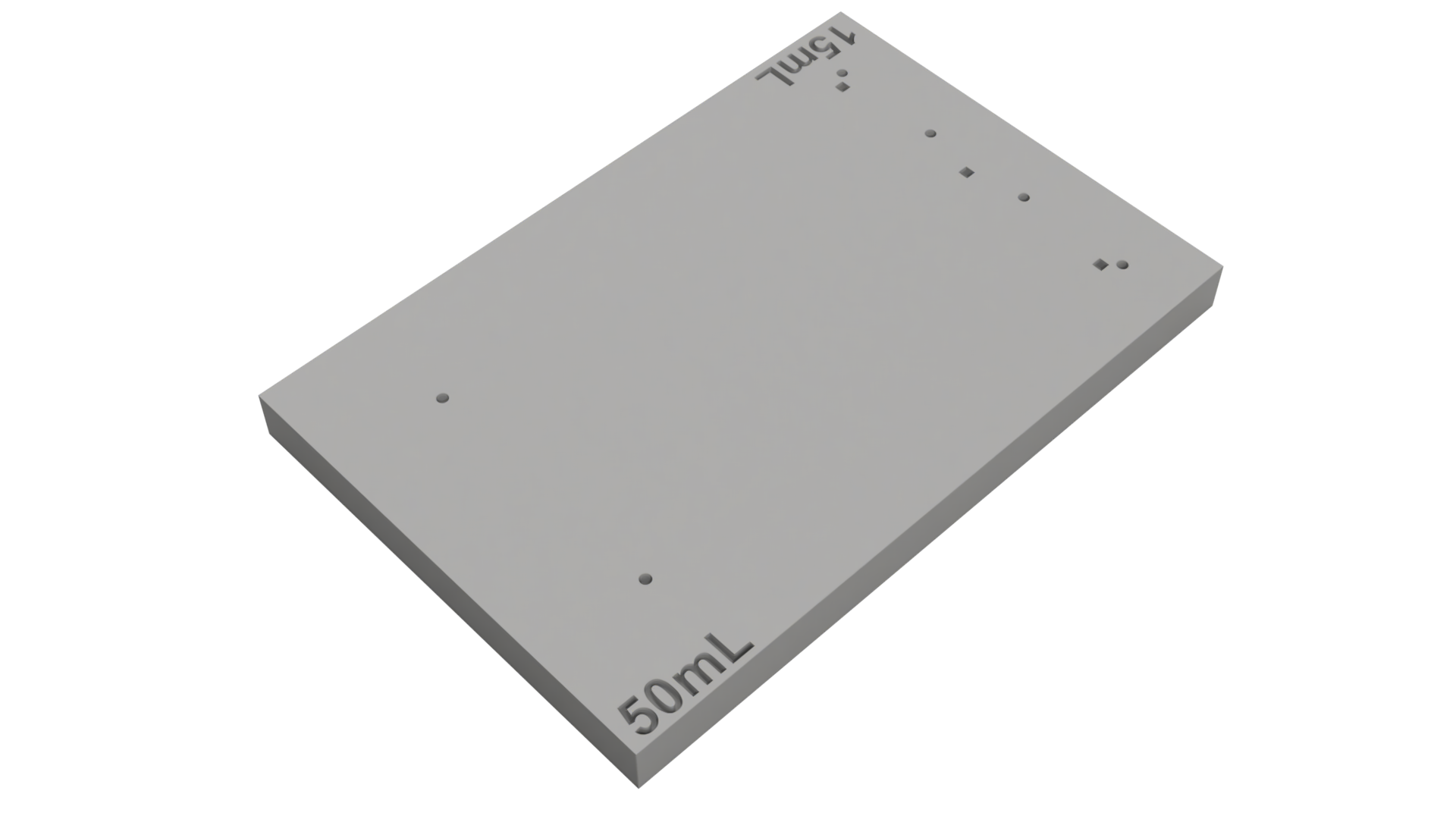 Calibration Plate – Debossed (Double-Sided)