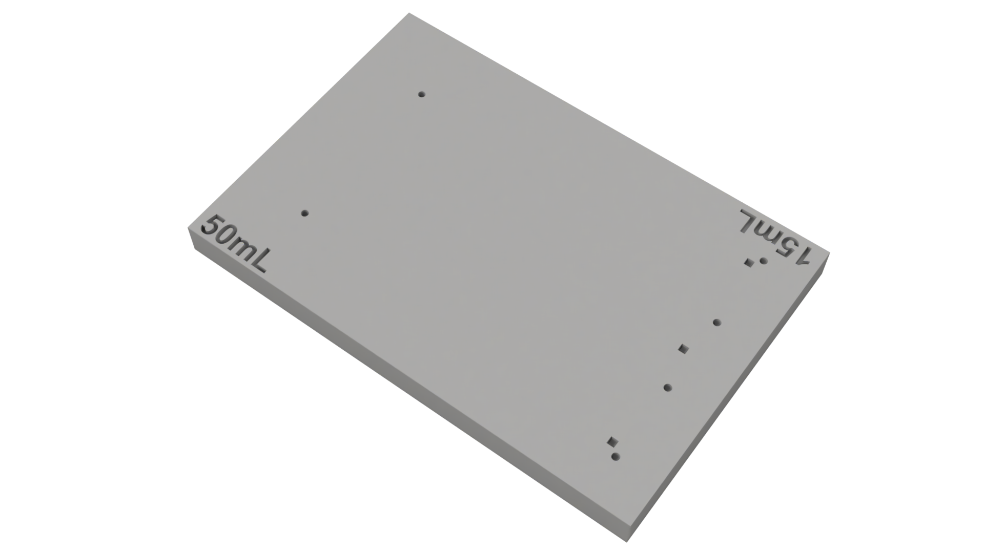 Calibration Plate – Debossed (Double-Sided)